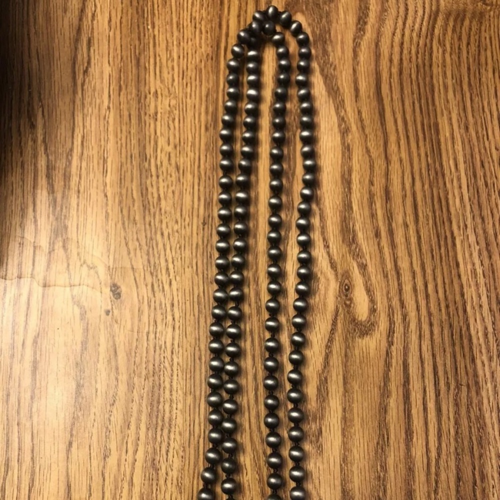 Wrap Around Faux Navajo Pearl Necklace